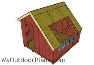 10x12 Greenhouse Shed Roof Plans | MyOutdoorPlans | Free Woodworking ...