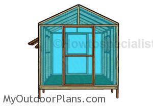 Greenhouse Plans Free - Front View