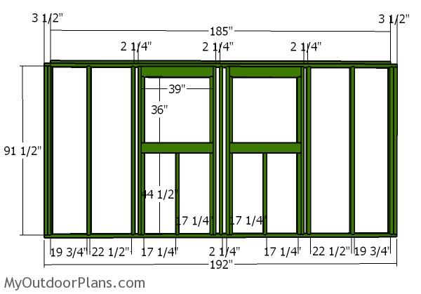 14x16 Shed Plans MyOutdoorPlans Free Woodworking Plans 