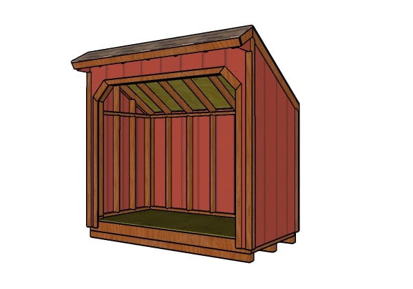 4×8 Wood Shed Plans