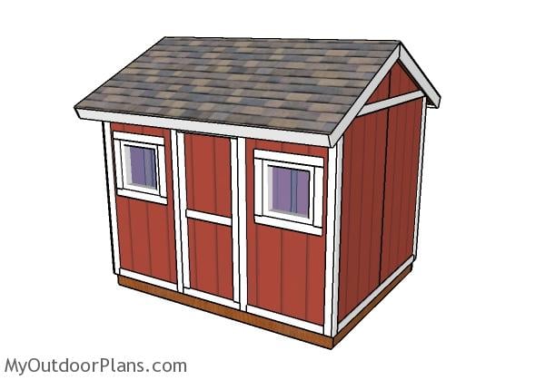 8×10 Shed Plans