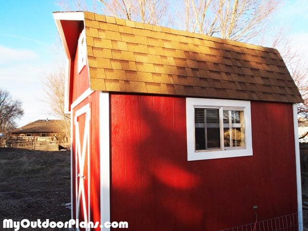 DIY 8x12 Barn Shed | MyOutdoorPlans | Free Woodworking ...