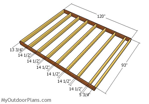8x10 shed plans myoutdoorplans free woodworking plans