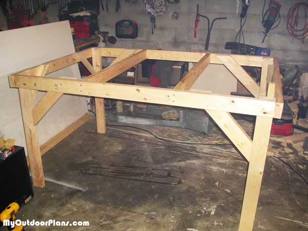 DIY 4x6 Game Table MyOutdoorPlans Free Woodworking 
