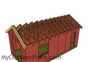 12x24 Gable Shed Roof Plans | MyOutdoorPlans | Free Woodworking Plans ...