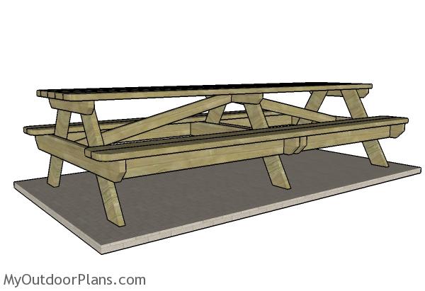10 foot Picnic Table Plans