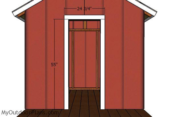 Backyard Playhouse Door And Railings Plans Myoutdoorplans