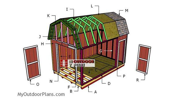 Building-a-10x16-barn-shed