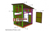 5x5 Shooting House Plans | MyOutdoorPlans | Free Woodworking Plans and