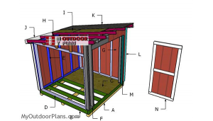 Building-a-8x8-lean-to-shed