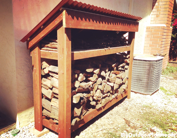 DIY Outdoor Wood Shed