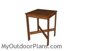 Wood Bar Table Plans