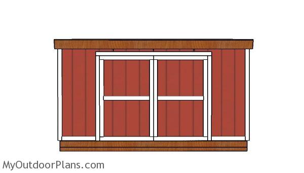 12x14 Lean to Shed Roof Plans | MyOutdoorPlans | Free 