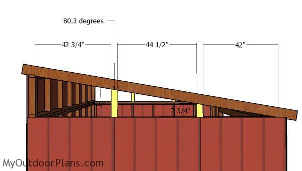 12x14 Lean to Shed Roof Plans | MyOutdoorPlans | Free 