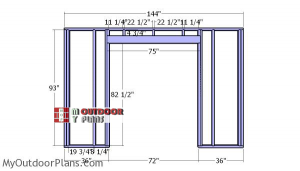 Front-wall-frame