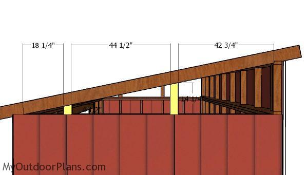 10x16 Lean to Shed Roof Plans | MyOutdoorPlans | Free 