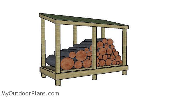Log Store Plans | MyOutdoorPlans | Free Woodworking Plans 