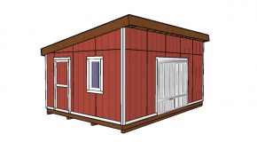 14×20 Lean to Shed Plans