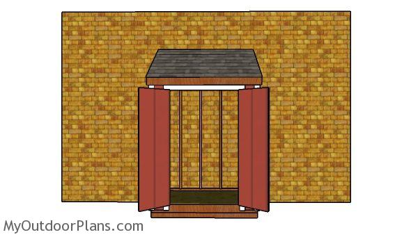 4x6 Lean to Shed Plans | MyOutdoorPlans | Free Woodworking ...