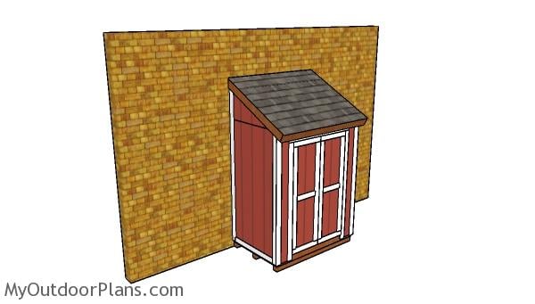 4×6 Lean to Shed Plans