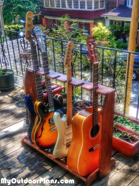 diy 6 guitar stand myoutdoorplans free woodworking