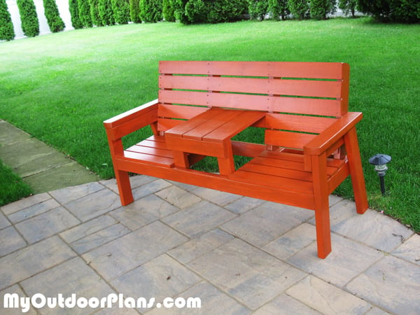 DIY Outdoor Bench with Seat