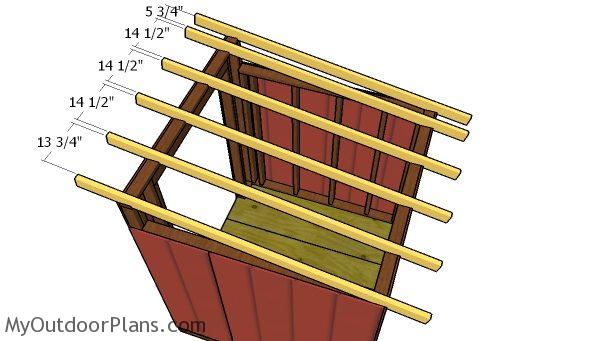 6x6 Lean to Shed Roof Plans | MyOutdoorPlans | Free ...