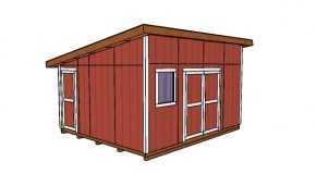 14×16 Lean to Shed Plans