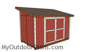 8x14 Lean to Shed Plans