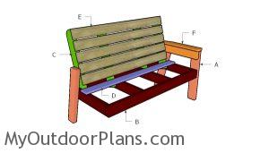 Building a large outdoor bench