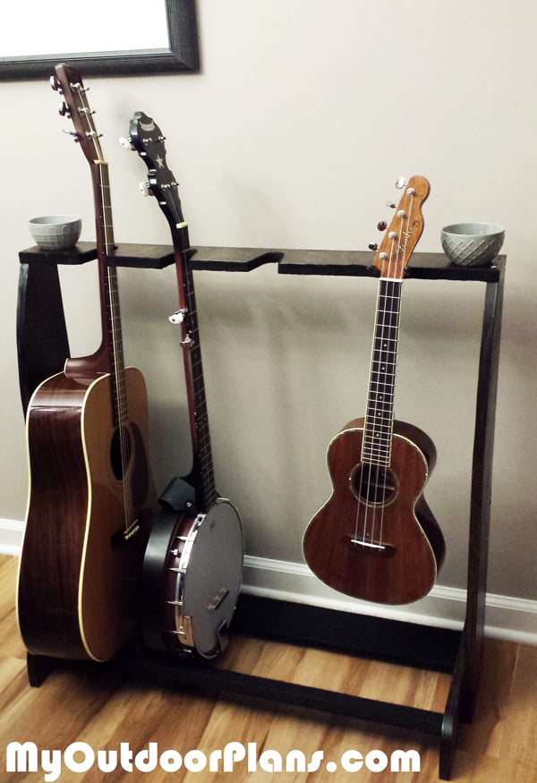 Building a DIY Multi Guitar Stand | MyOutdoorPlans | Free 