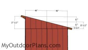 lean to side panels myoutdoorplans free woodworking