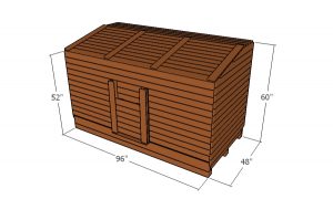 4x8 Coal Bunker Plans - overall dimensions