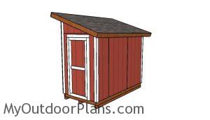 5x10 Lean to Shed Plans