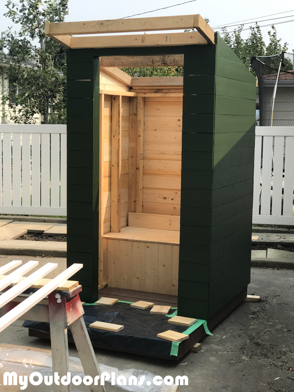 DIY Outhouse MyOutdoorPlans Free Woodworking Plans and 