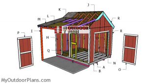 Building-a-10x12-shed-with-porch