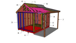 Building a 10x14 shed with porch
