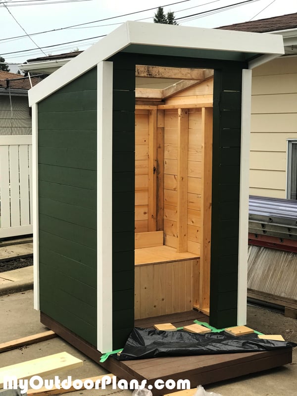 DIY Outhouse | MyOutdoorPlans | Free Woodworking Plans and 