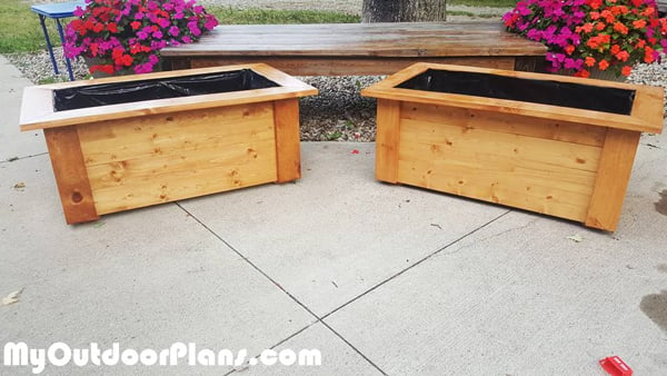 DIY Garden Planter Boxes