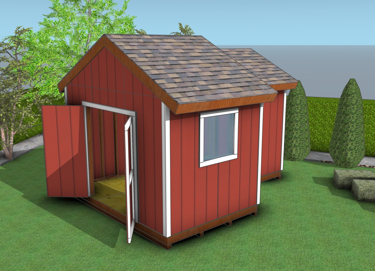 How to build a 12x8 8x8 shed