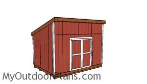 10x14 Lean to Shed Plans