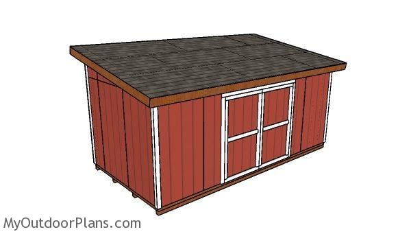 10X20 Lean to Shed Plans | MyOutdoorPlans | Free 