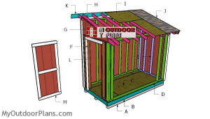 Building-a-5x10-lean-to-shed