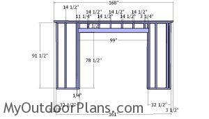 Front wall frame