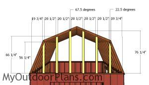 Gambrel end supports