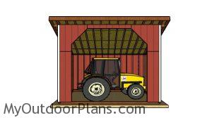 12x16 run in shed plans