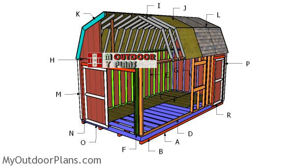 Building-a-10x20-gambrel-shed