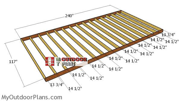 Floor-frame-for-10x20-shed