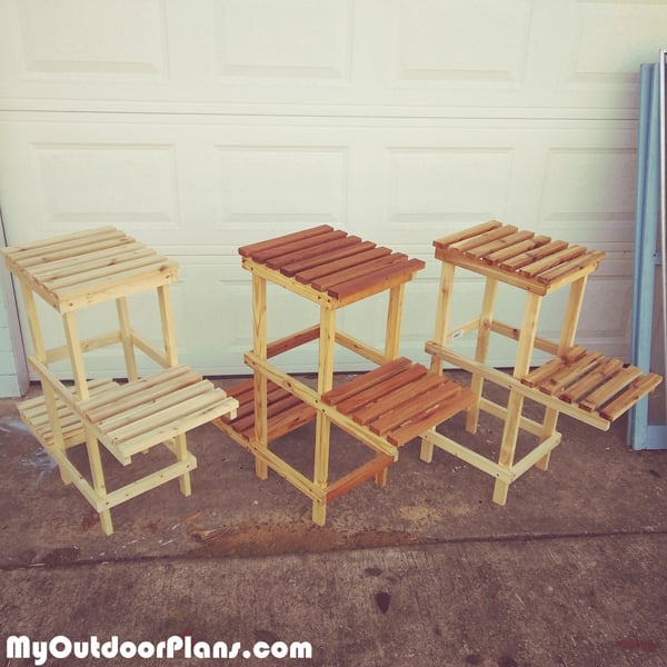 DIY 3 tier Plant Stand MyOutdoorPlans Free Woodworking ...