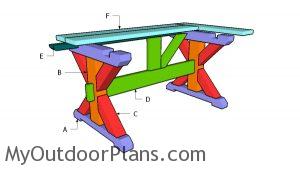 Building a farmhouse table